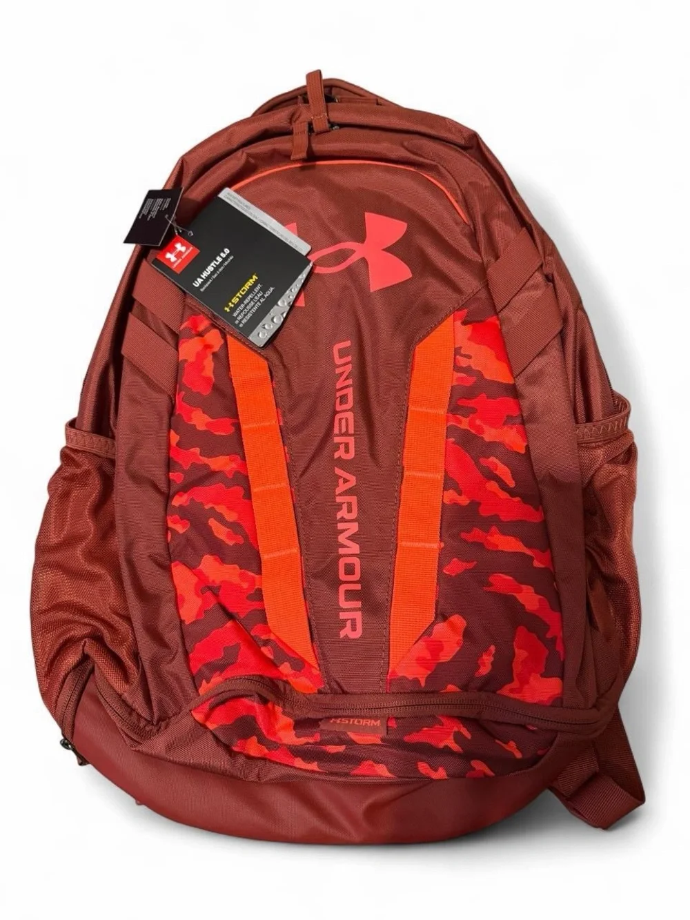 Under Armour Red and Orange Camo Men's Backpack